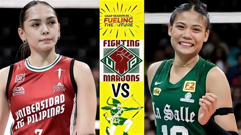 uaap season 86 volleyball replay|DLSU vs UP .